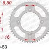 AFAM Tandwiel Achterzijde Staal 63T - 428 -Kortingswinkel Voor Motoruitrusting 38200 63 bd7c