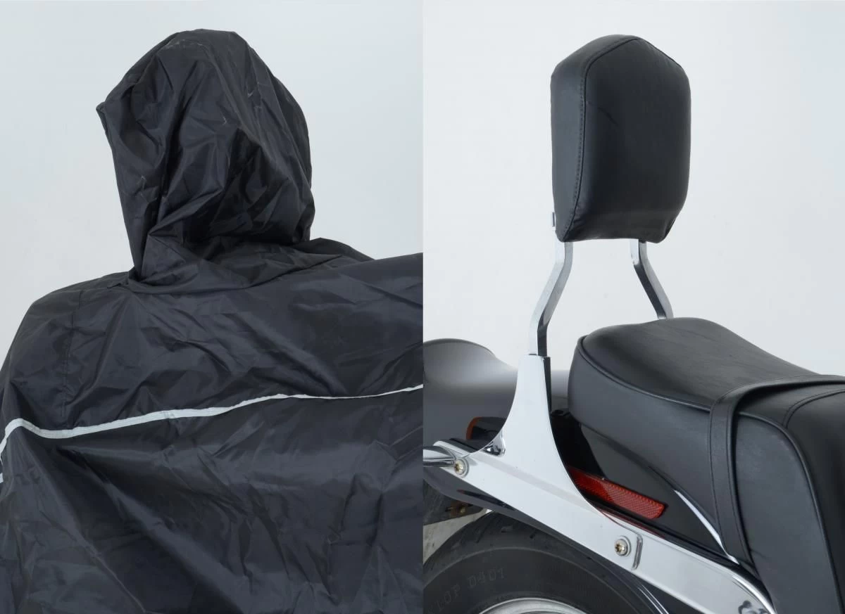 R&G BC0008BK Cruiser Outdoor Motorhoes Zwart 4 R&G BC0008BK Cruiser Outdoor Motorhoes Zwart - Afbeelding 2