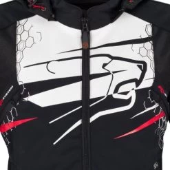 Bering Balko Motorjas -Kortingswinkel Voor Motoruitrusting bering balko zwart wit rood 4 fe34