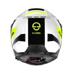 Schuberth C5 Eclipse Motorhelm -Kortingswinkel Voor Motoruitrusting c5 eclipse wit geel achterzijde b845