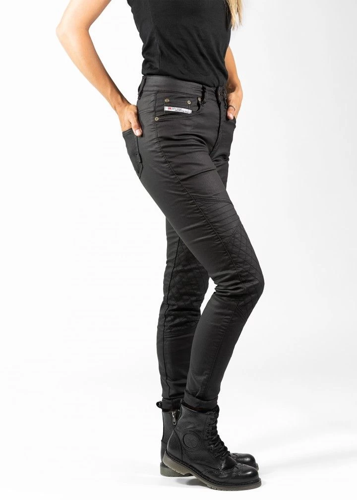 John Doe Betty Biker Jeggings Zwart Motorbroek 3 John Doe Betty Biker Jeggings Zwart Motorbroek