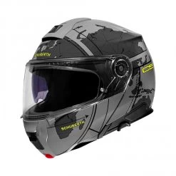 Schuberth C5 Globe Motorhelm 11 Schuberth C5 Globe Motorhelm -Kortingswinkel Voor Motoruitrusting schuberth c5 globe grijs fluo 45f3