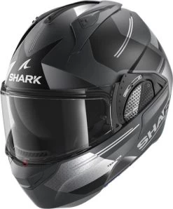 Shark Evo GT Tekline Motorhelm -Kortingswinkel Voor Motoruitrusting shark evo gt tekline zwart grijs 4a16