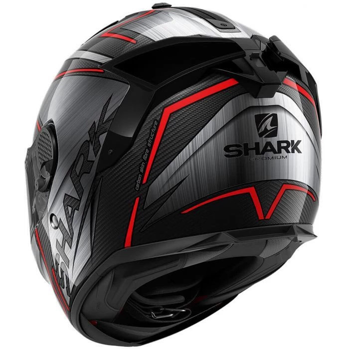 Shark Spartan GT Carbon Kromium Motorhelm 3 Shark Spartan GT Carbon Kromium Motorhelm