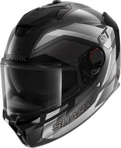 Shark Spartan GT Pro Carbon Ritmo Motorhelm -Kortingswinkel Voor Motoruitrusting shark spartan gt pro carbon ritmo zilver 0db3